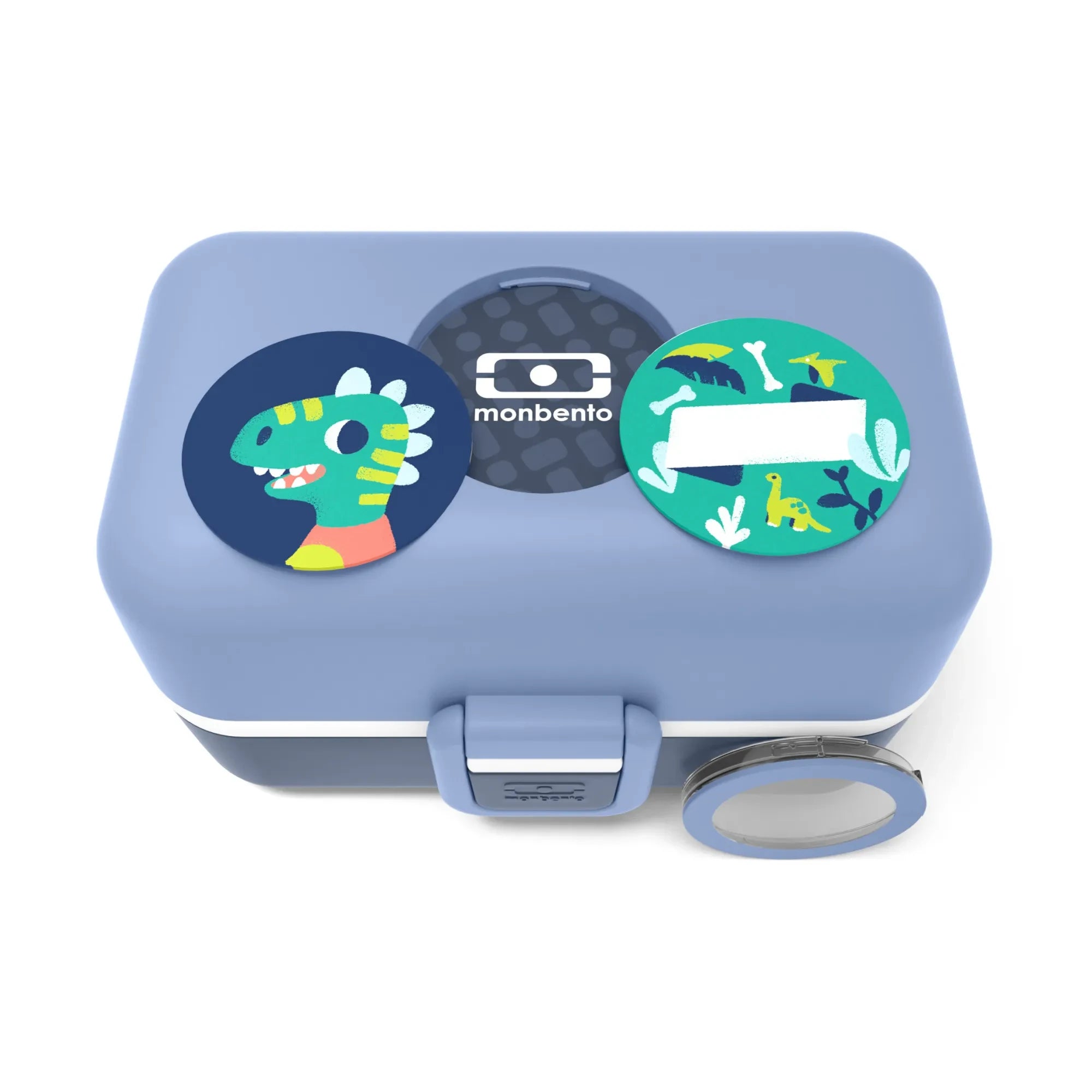 Monbento - MB Tresor 3-Compartment Modular Bento for Kids | Light Blue
