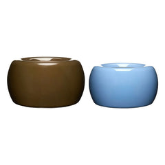 Hübsch - Maru pot mats - Set of 2 | Blue