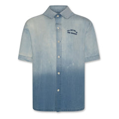 AO76 - Jacob Dip Dye Denim Shirt | Blue