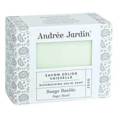Andrée Jardin - Katı Bulaşık Deterjanı - Adaçayı Fesleğen | Beyaz