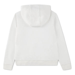 Lacoste - Hooded sweatshirt with logo embroidery Organic cotton | White