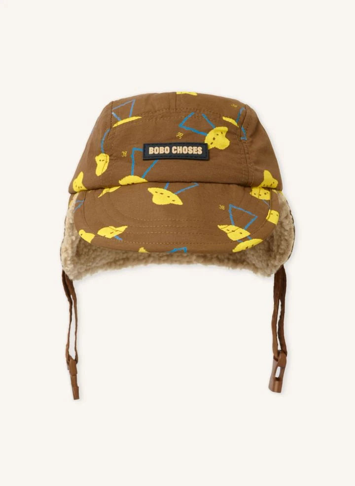 Bobo Choses - Sherpa Cap Soucoupes Recycled Fiber Baby | Brown