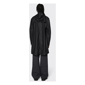 Rains - Unisex Long Waterproof Wax Coat | Black
