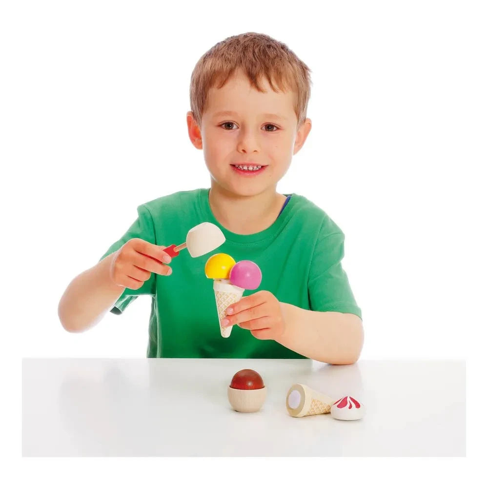 Erzi - Toy Ice Creams - 8 Pieces