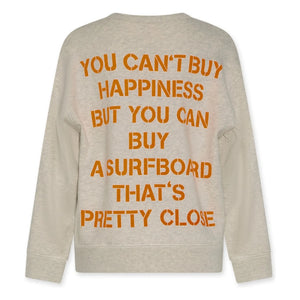 AO76 - Oscar Happiness Recycled Cotton Sweatshirt | Oatmeal