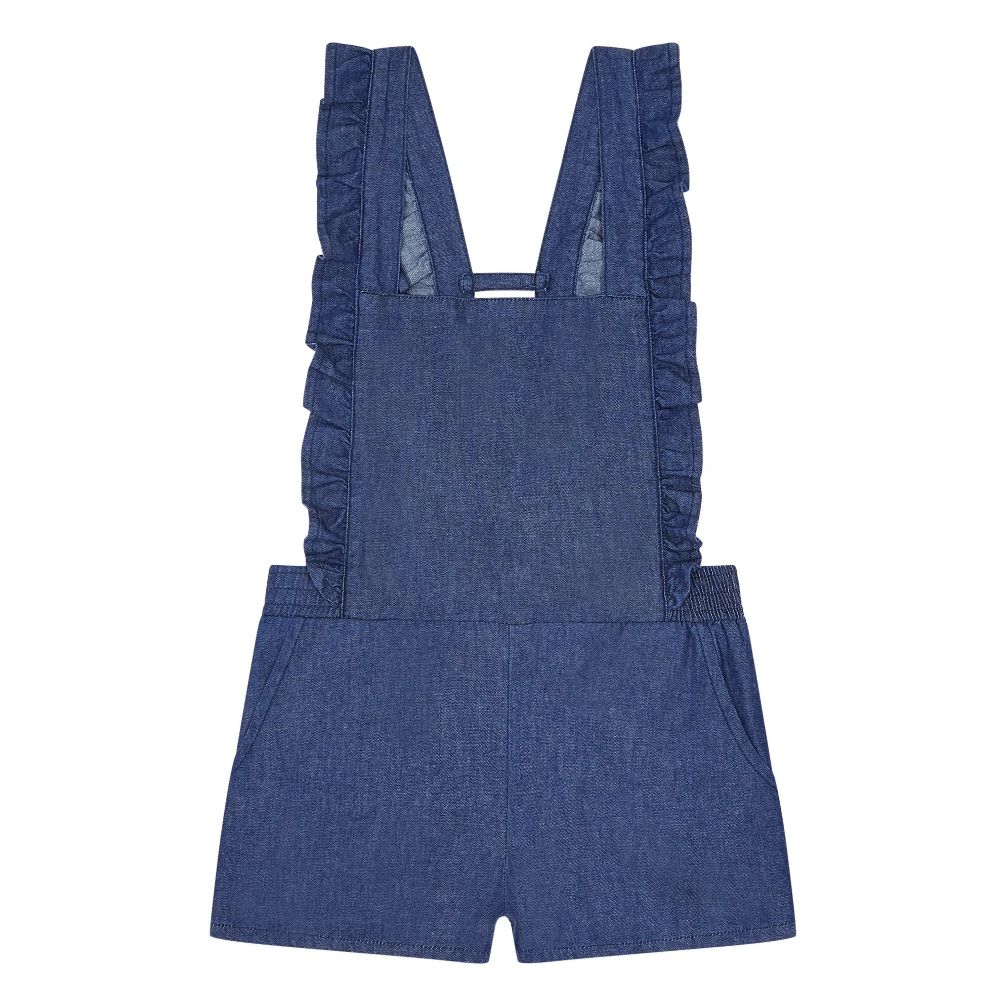 Emile et Ida - Exclusivity Emile et Ida x Smallable - Chambray Romper | Denim Blue