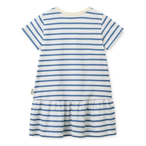 Liewood - Madden Striped Organic Cotton Dress | Blue
