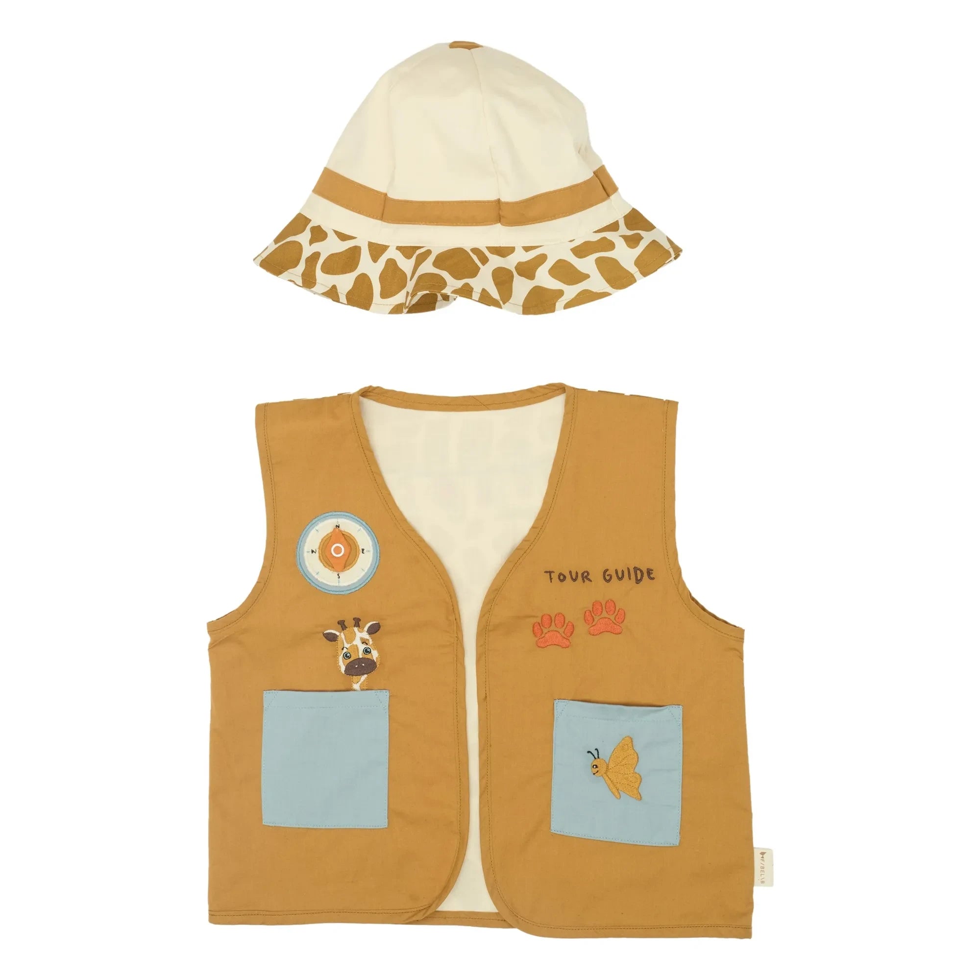 Fabelab - Safari Rehberi Kostümü | Turuncu
