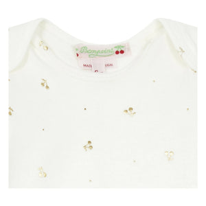 Bonpoint - Cherry T-Shirt + Leggings | Gold