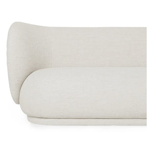 Ferm Living - Rico 3-Seater Bouclé Upholstered Sofa | Cream