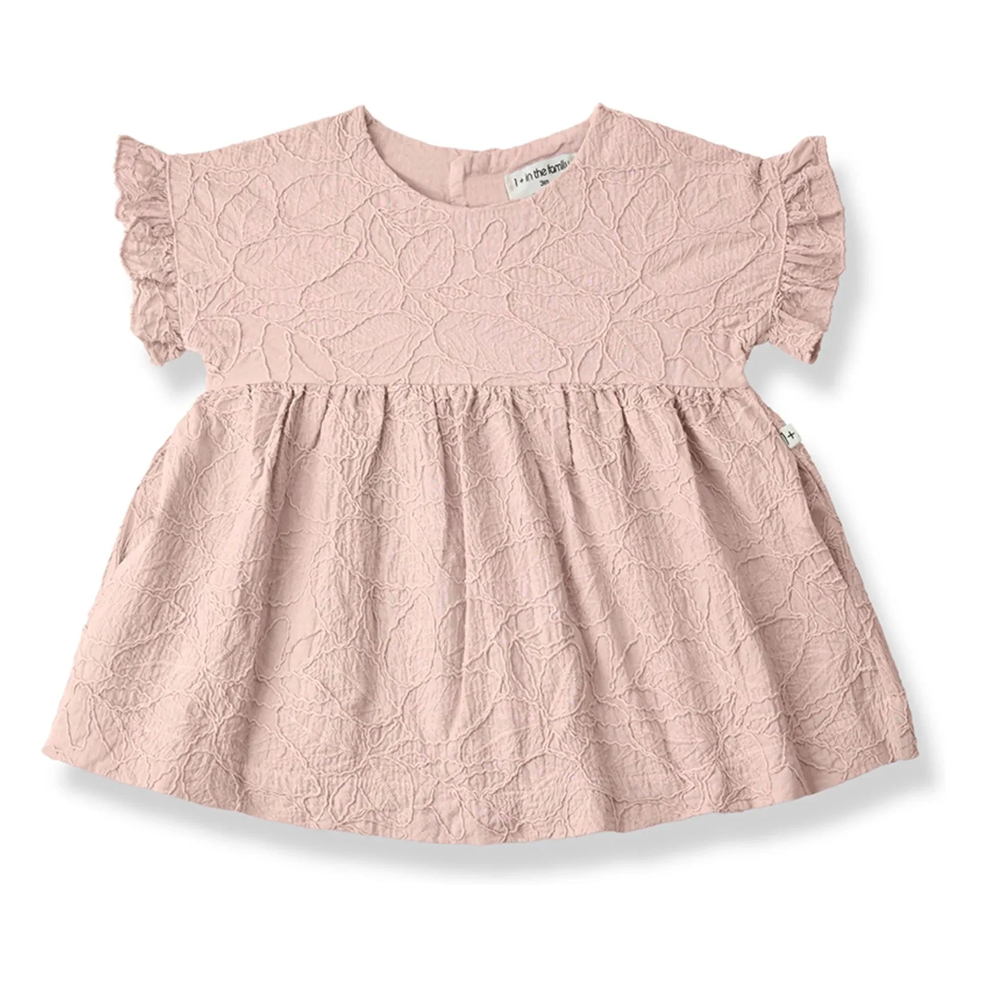 1+ in the family - Satuna Embroidered Dress | Dust Pink