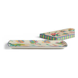 Lisa Corti - Japanese Porcelain Rectangular Tray | Cream