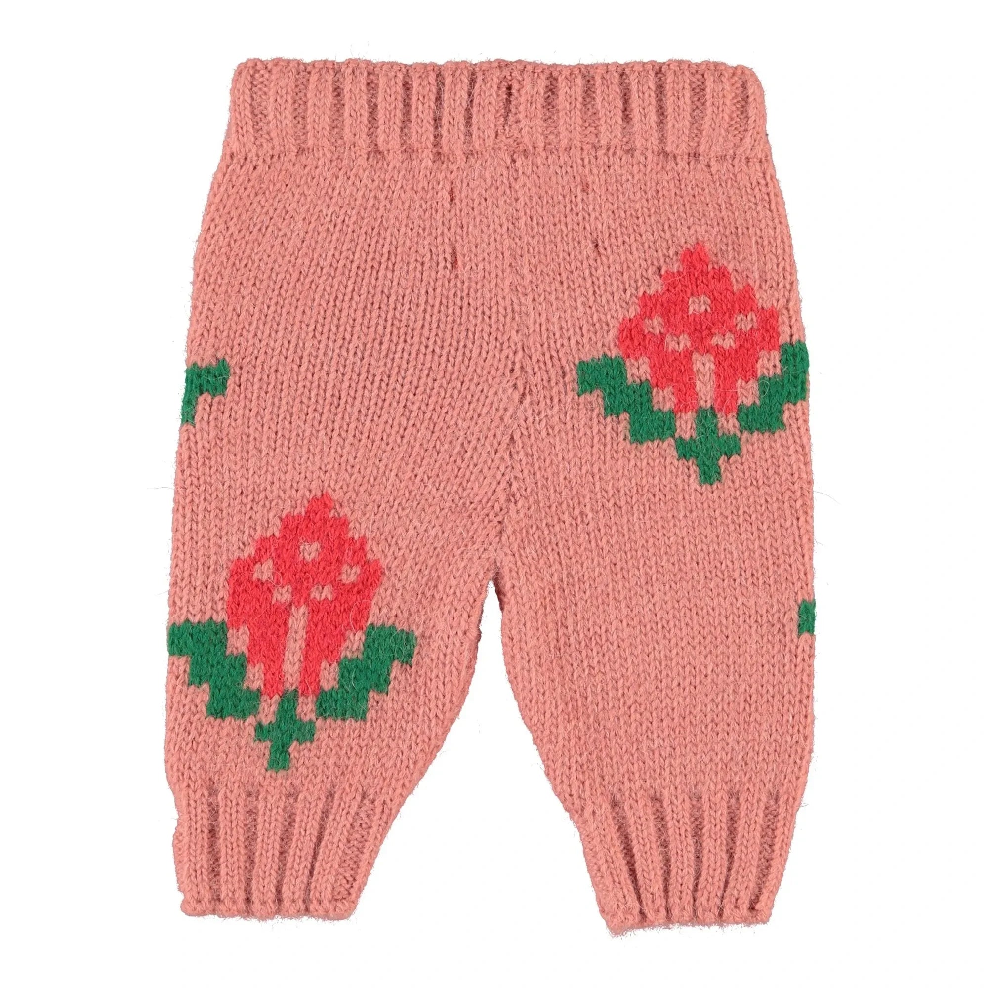 Piupiuchick - Floral Mesh Leggings | Pink