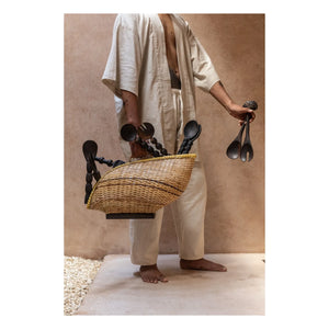 Woodmata - Teak Wood Salad Serving Set | Teak