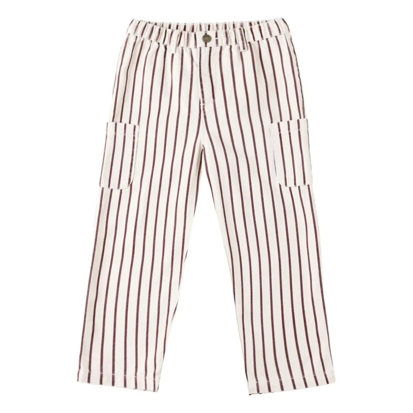 Rylee + Cru - Cargo Pants Striped | Ecru