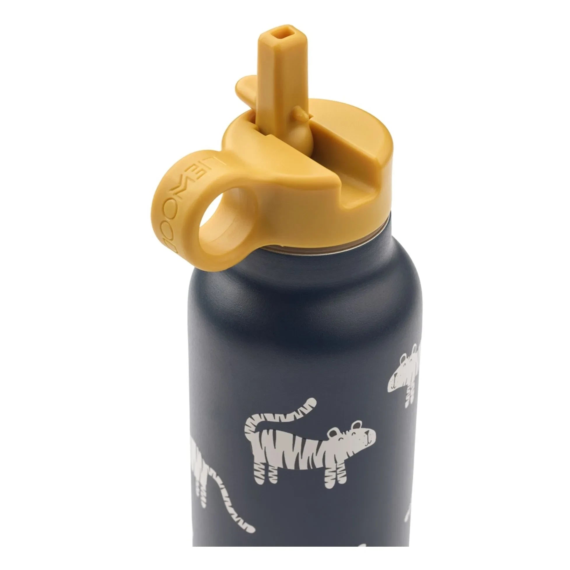 Liewood Falk Water Bottle - 500 ml | Tiger/Classic Navy Blue