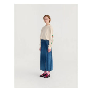 Bobo Choses - Denim organik pamuk etek | Mavi