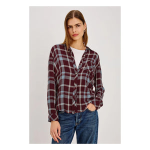 Rails - Hunter ekose gömlek | Bordo