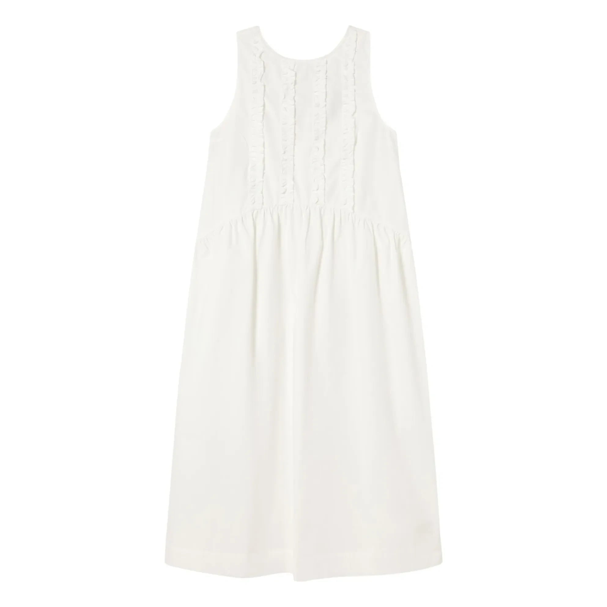 The Tiny Big Sister - Cotton Dress | Off White