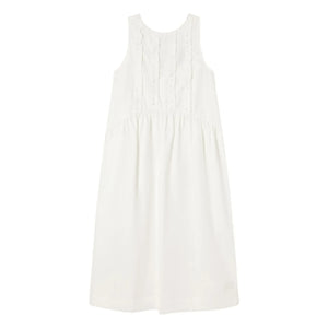The Tiny Big Sister - Cotton Dress | Off White