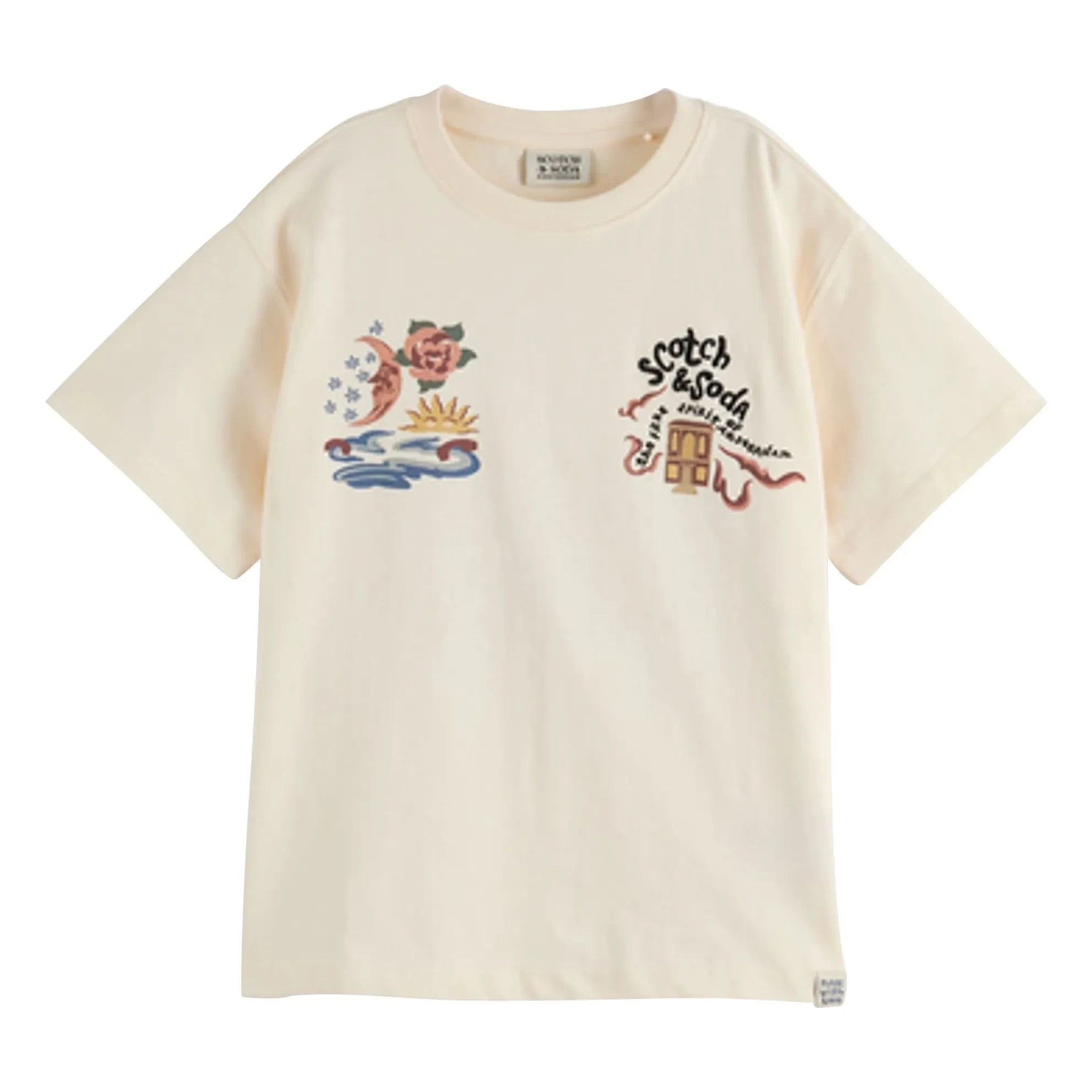 Scotch & Soda - 40th Anniversary T-Shirt | Ecru