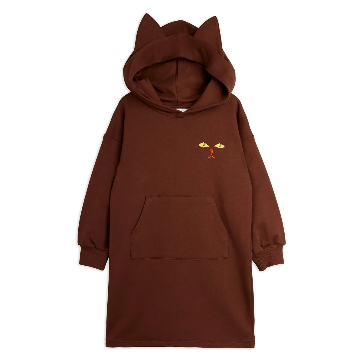 Mini Rodini - Organic Cotton Sweat Dress | Brown