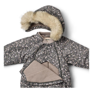 Wheat - Nicki Fleurie Recycled Fiber Snowsuit | Dark Gray
