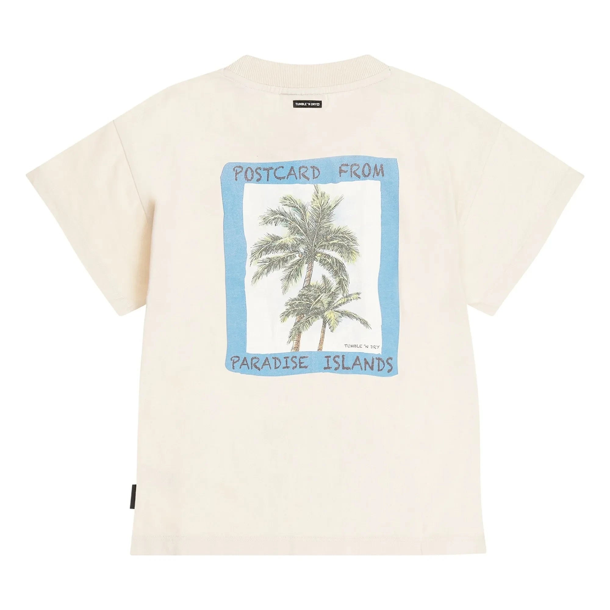 Tumble N'Dry - Paradise Islands Oversized T-Shirt Organic Cotton | Off-White