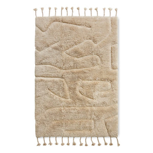 HKliving - Infinite Wool Rug | Cream