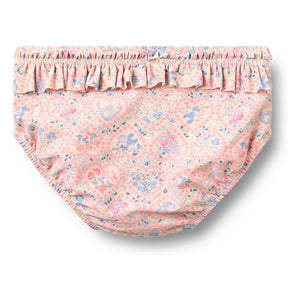 Wheat - Cilia Fleurie Recycled Fibre Baby Swimsuit | Light Pink