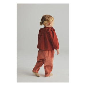 Cozmo - Volanlı Bluz Glory | Koyu kırmızı
