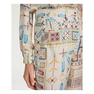 Momoni - Ortiz Silk Pants | Cream