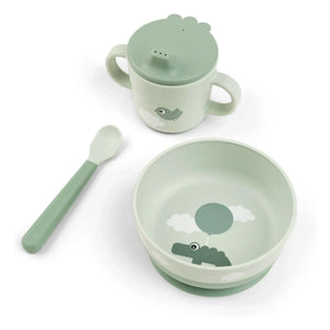 Done by deer - Happy Clouds Dinner Set | Sage