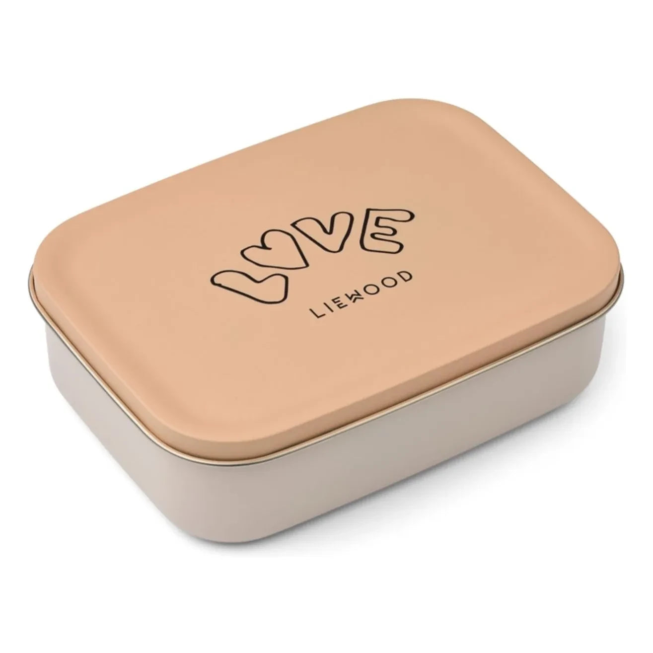 Liewood - Nina Stainless Steel Lunch Box | Love/Pale Tuscany