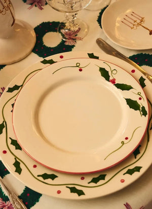 Anna + Nina - Holly Sweet Plate | White