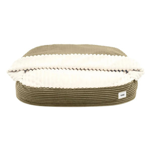 Cafide - Maso textured dog bed | Green
