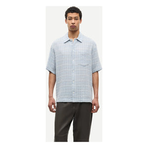 Samsoe Samsoe - Saayo Cotton Short Sleeve Shirt | Light blue