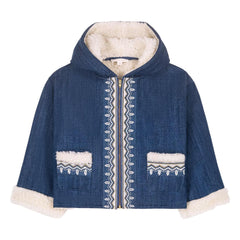 Louise Misha - Melvette Denim Coat | Blue