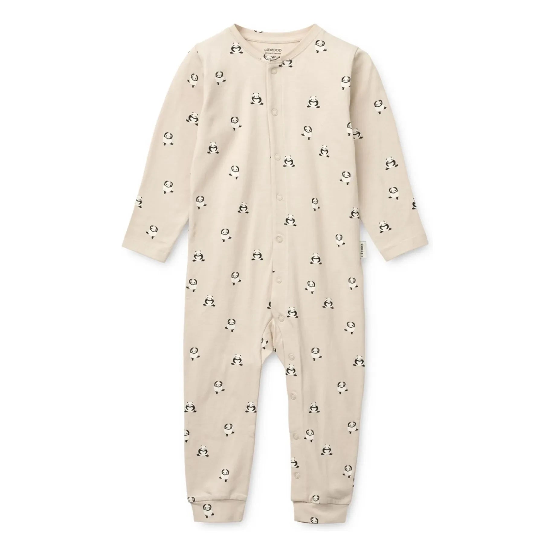 Liewood - Organic Cotton Pajama Birk Pandas | Beige