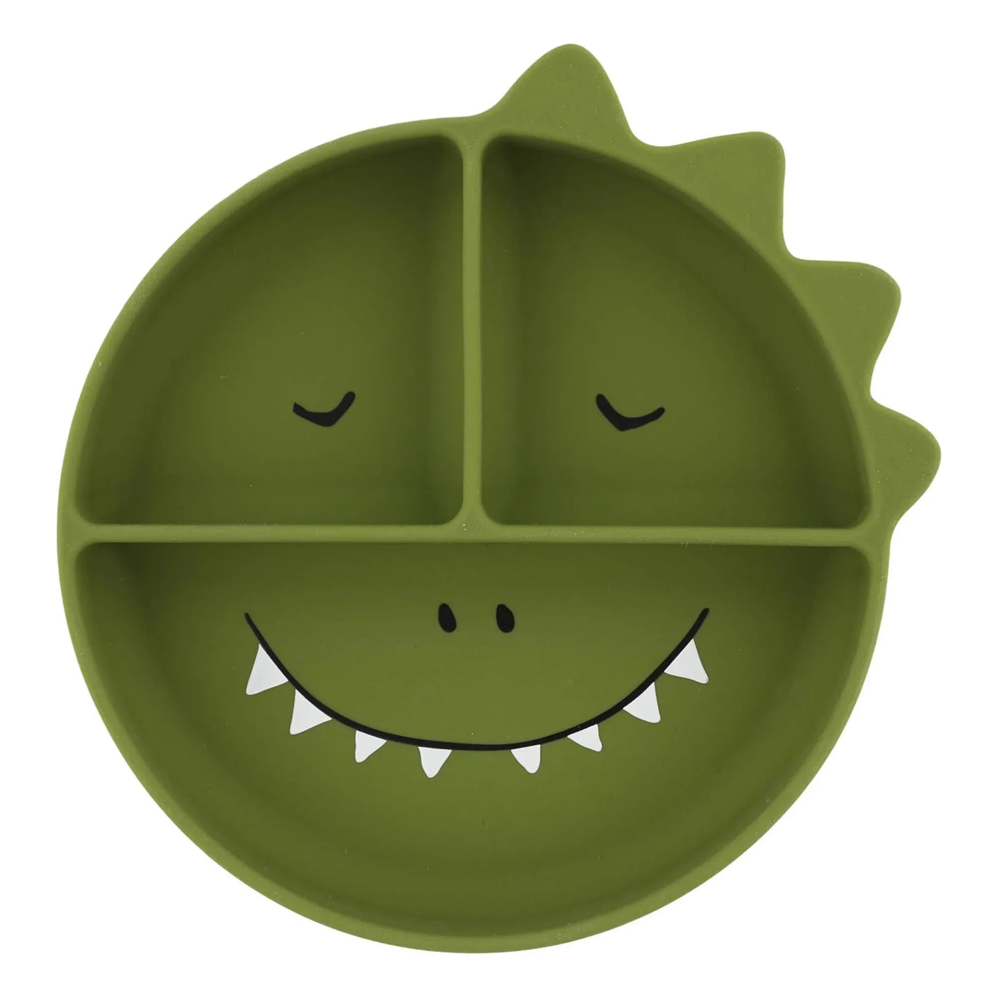 Trixie - Mr. Dino Compartments Vacuum Plate | Green