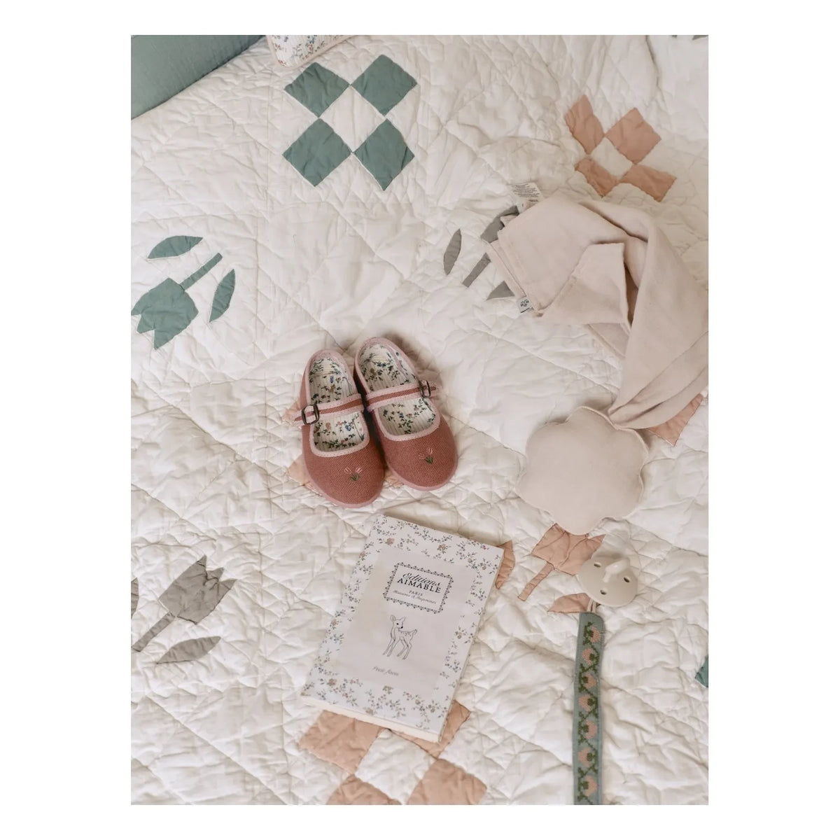 Hermosilla - Céleste Editions Aimable x Hermosilla Ballerina Shoes | Dusty Pink