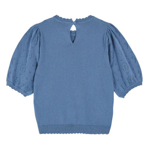 Emile et Ida - Organic Cotton Threaded Textured Sweater | Nuage