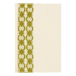 House of Capricorn - Isabel embroidered placemat | Green
