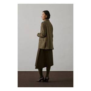 Soeur - Geneva Wool Skirt | Khaki Brown