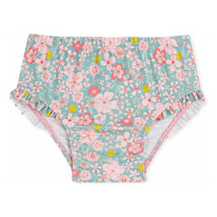 Petit Bateau - Floral Patterned Bikini Bottom | Turquoise