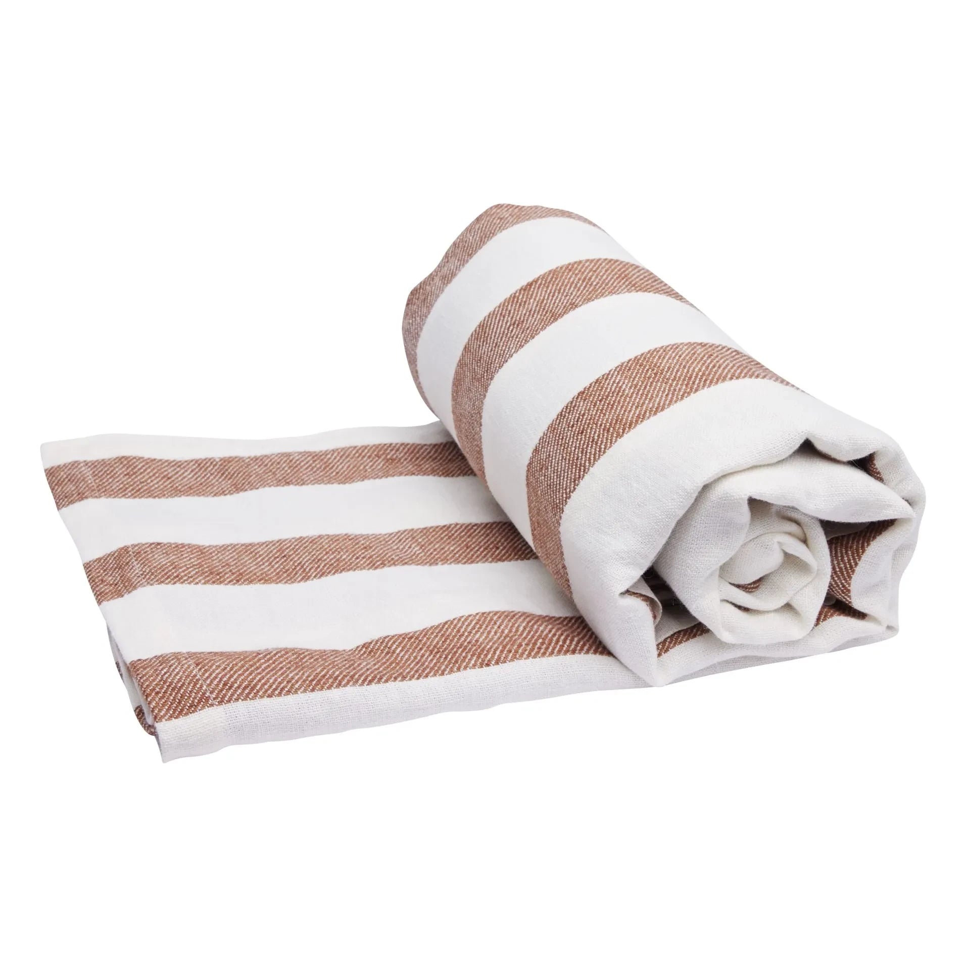 Gabrielle Paris - Bastide Linen Bedspread | Terracotta
