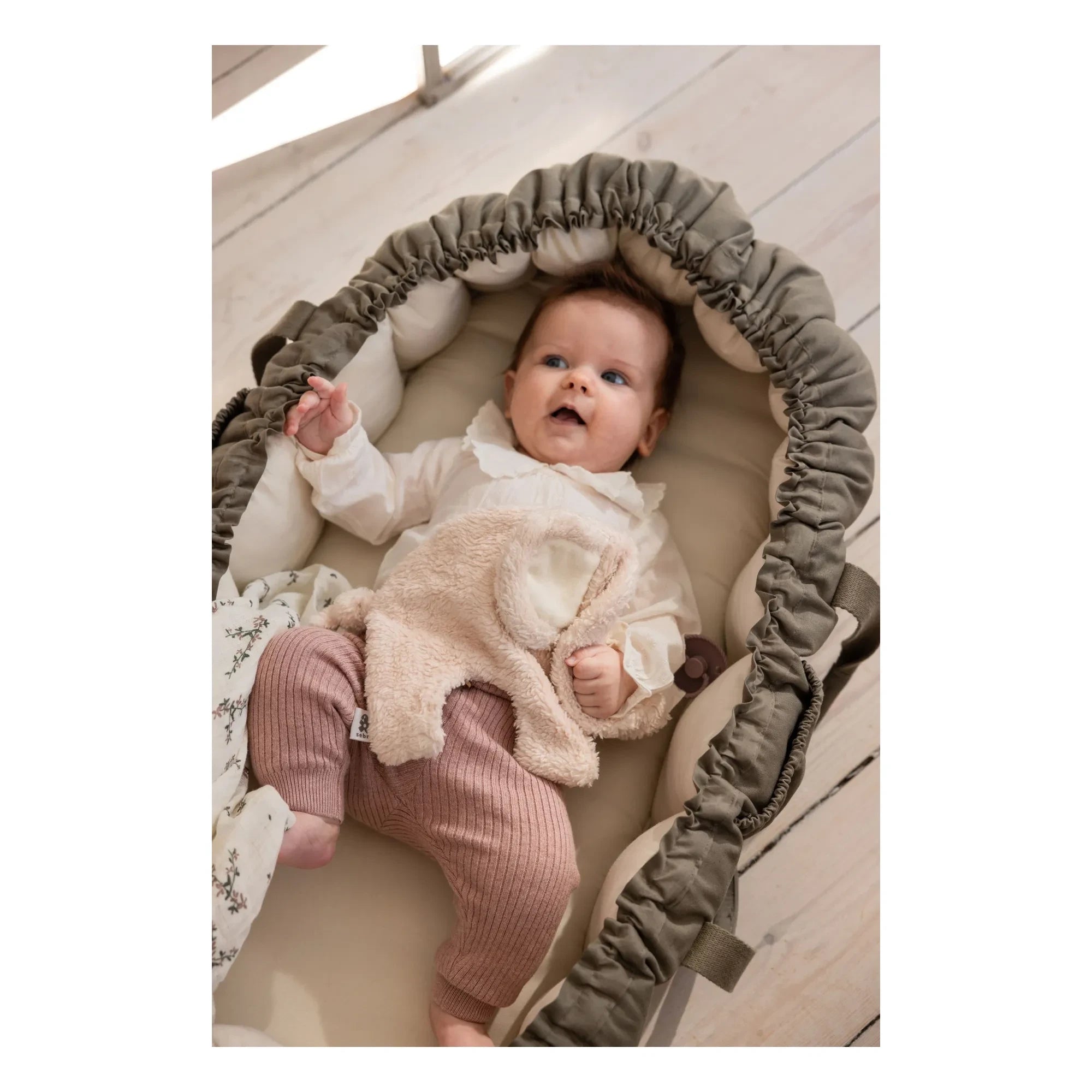 Sebra - 3-in-1 Baby Basket | Olive