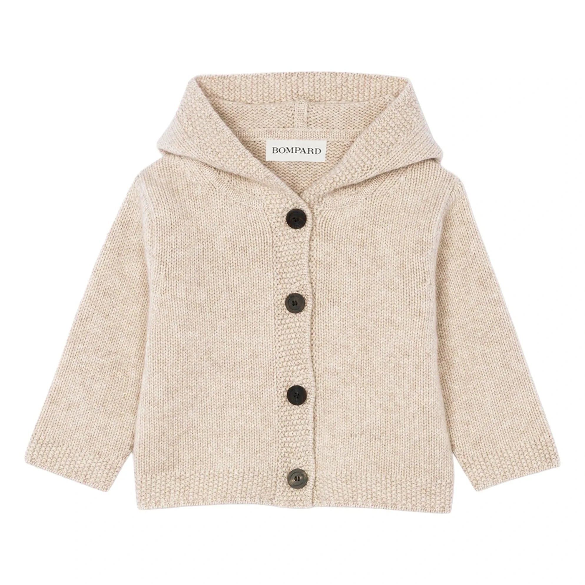 Bompard - Cashmere Hooded Vest | Light Beige