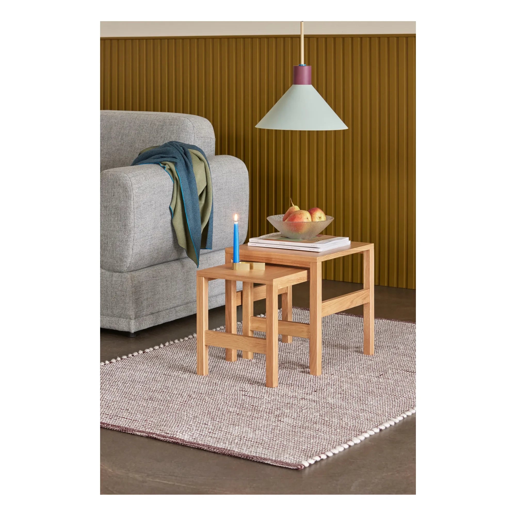 Hübsch - Crayon Pendant Lamp | Light Blue