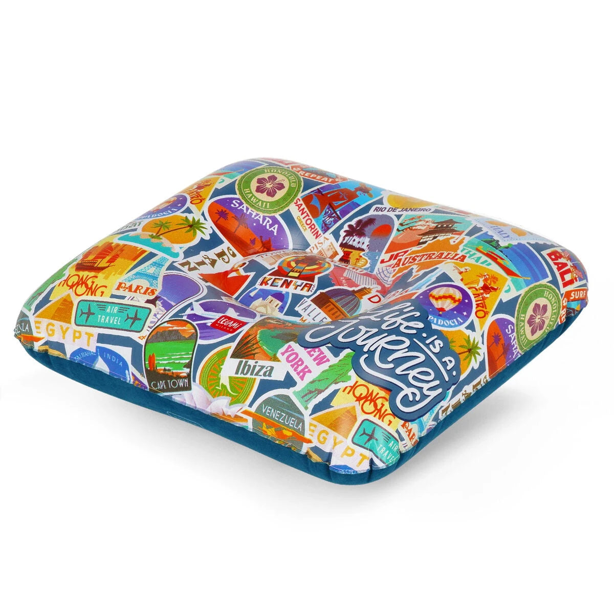 Legami - Travel Stickers Inflatable Pillow